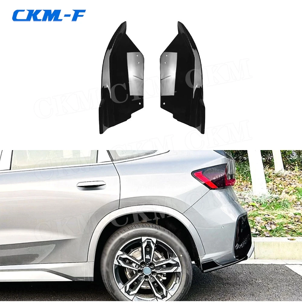 

ABS Rear Bumper Lip Splitters Aprons Flaps for BMW X1 IX1 U11 M Sport 2023+ Rear Splitters Decoration Car Accessories Body Kits