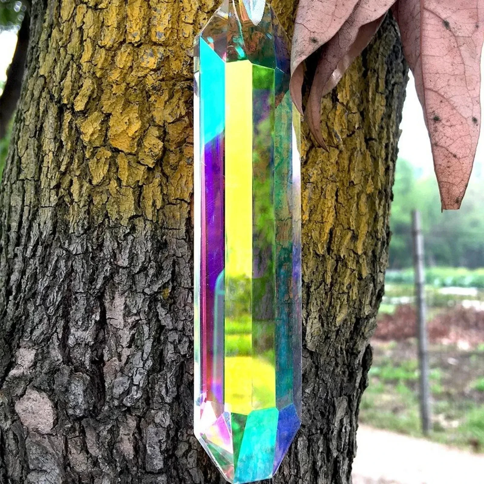 Glass Prism Rainbow Sun Catchers for Windows, Gardens & Fantasy Hanging Home Decor