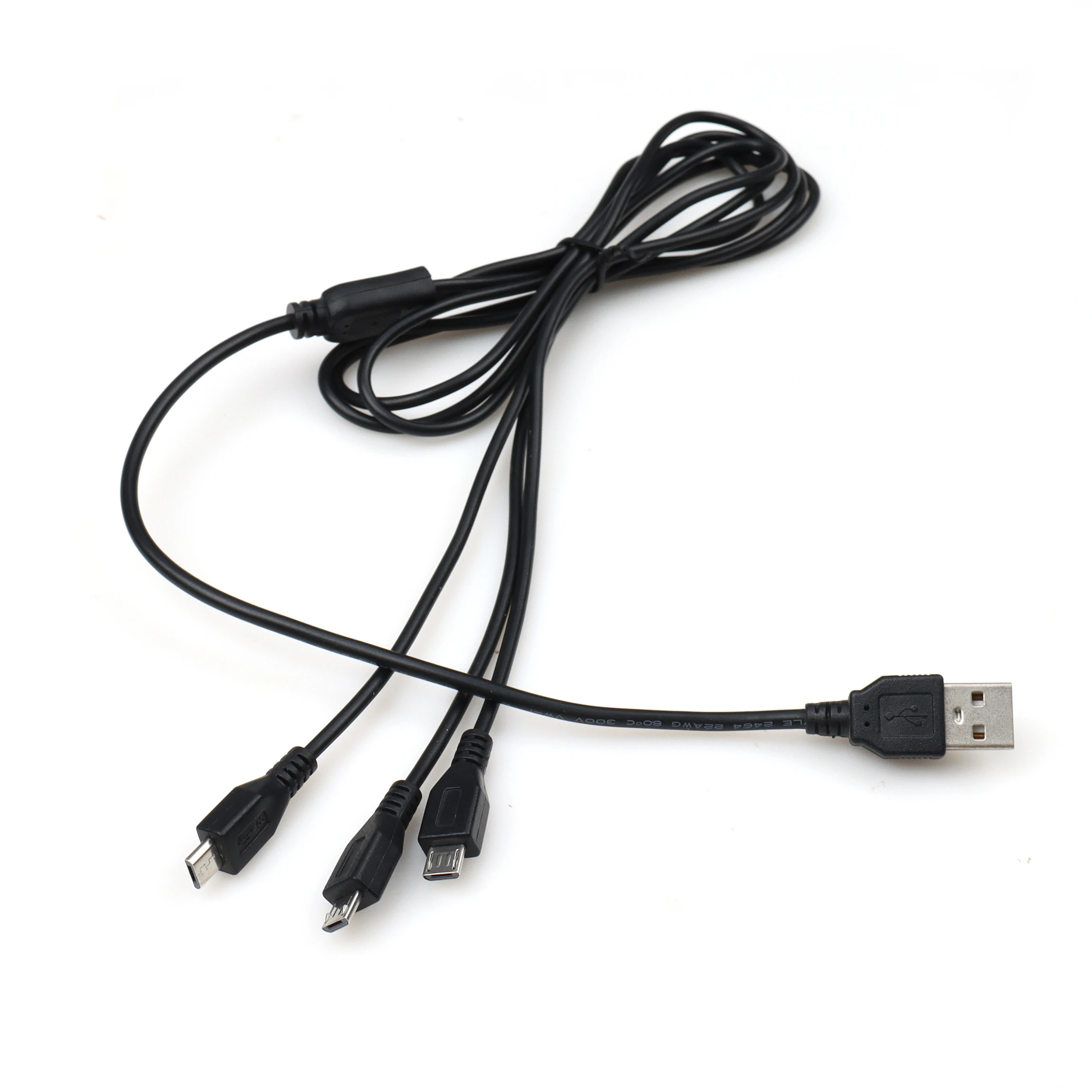 【LANO】 USB Male to Micro 1 to 3 Hub Y Split USB Cable Micro USB Splitter Cable 3 in 1 Data Cable for Charge Phones, Power Banks