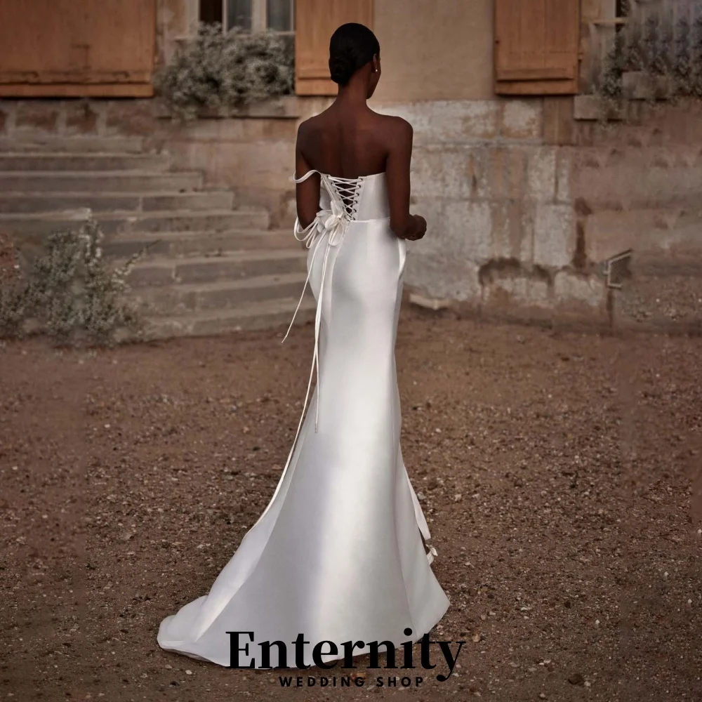 Customized Charming Sleeveless Zipper Wedding Dress Exquisite High Split Bridal Gown Sweetheart Wedding Gown Vestidos De Novia