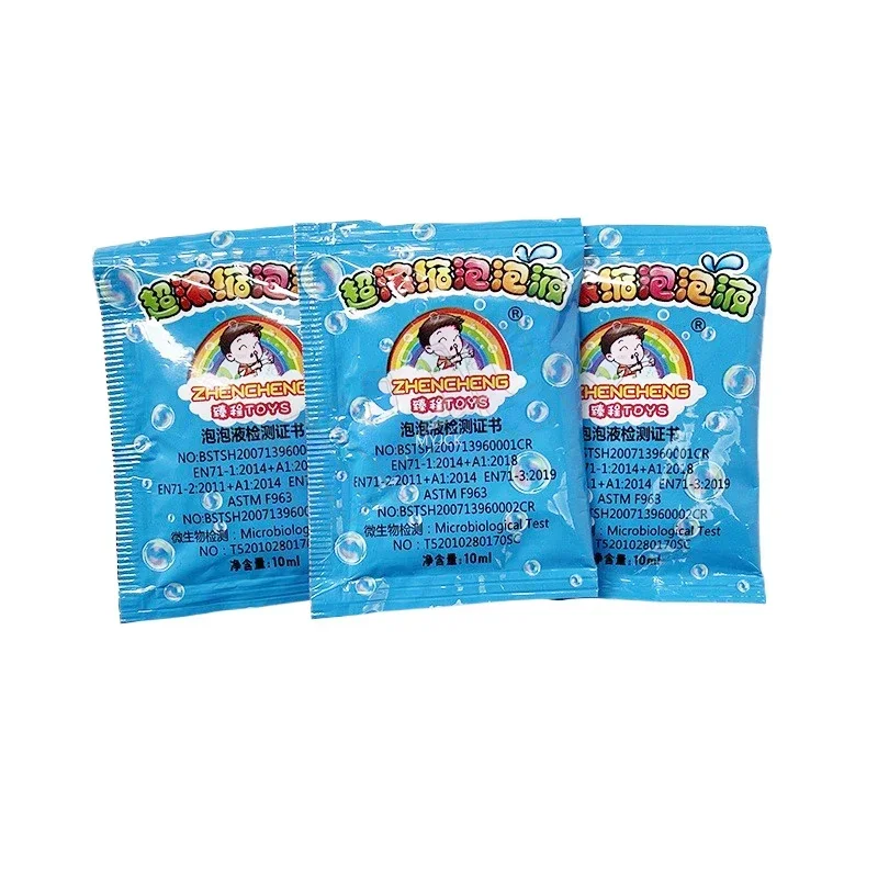 1-10pcs Bubble Machine เติมสี Bubble Concentrate 10pcs ≈ 500ml Bubble Gun เติม