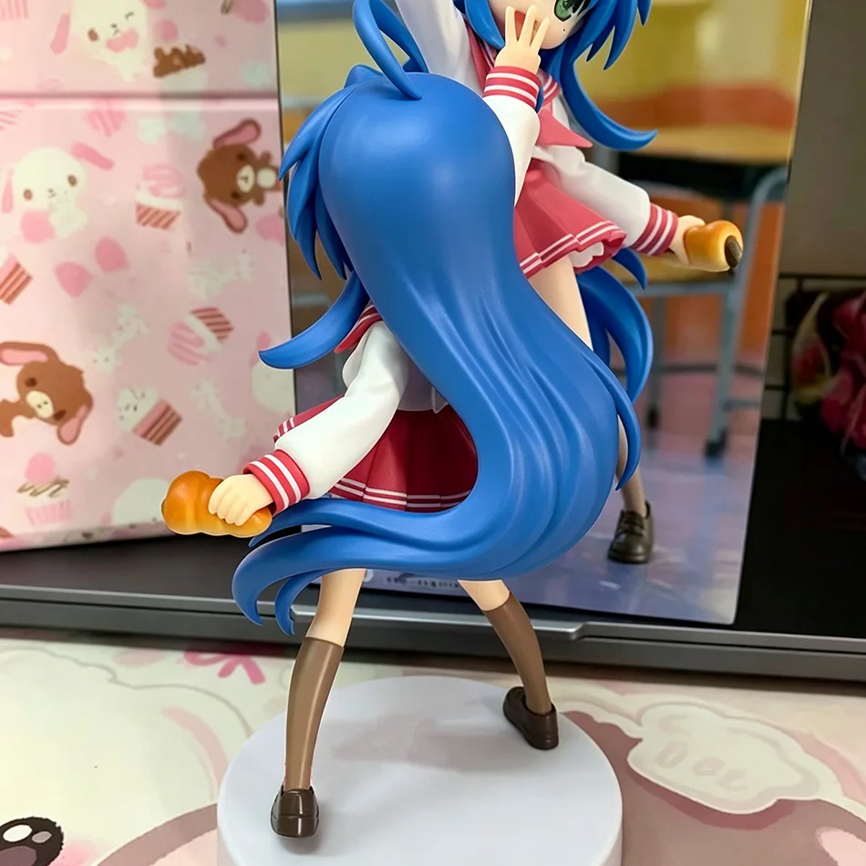 2026 Lucky‑Star Izumi Konata Action Figure, Cute Anime Girl PVC Collectible Figurine, Desk Decor Present for Anime Fan view 4