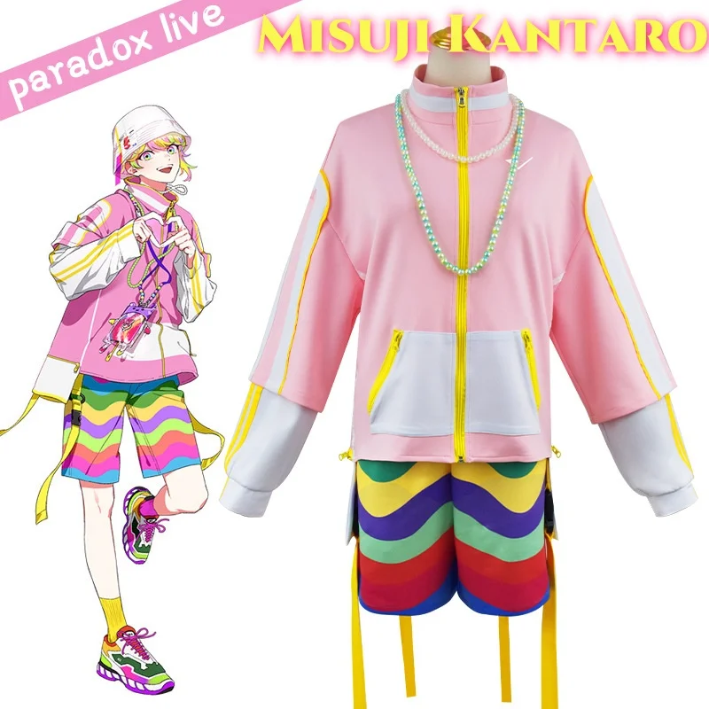 

Paradox Live Cosplay VISTY Cosplay Misuji Kantaro Costume Clothes Uniform Cosplay Idol Misuji Kantaro Rapper Stage Costume Set