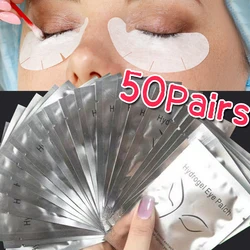 20/50Pairs Eyelash Pad Gel Patch Grafting Eyelashes Pads Disposable Under Eye Patches Eyelash Extension Non-woven Makeup Tools