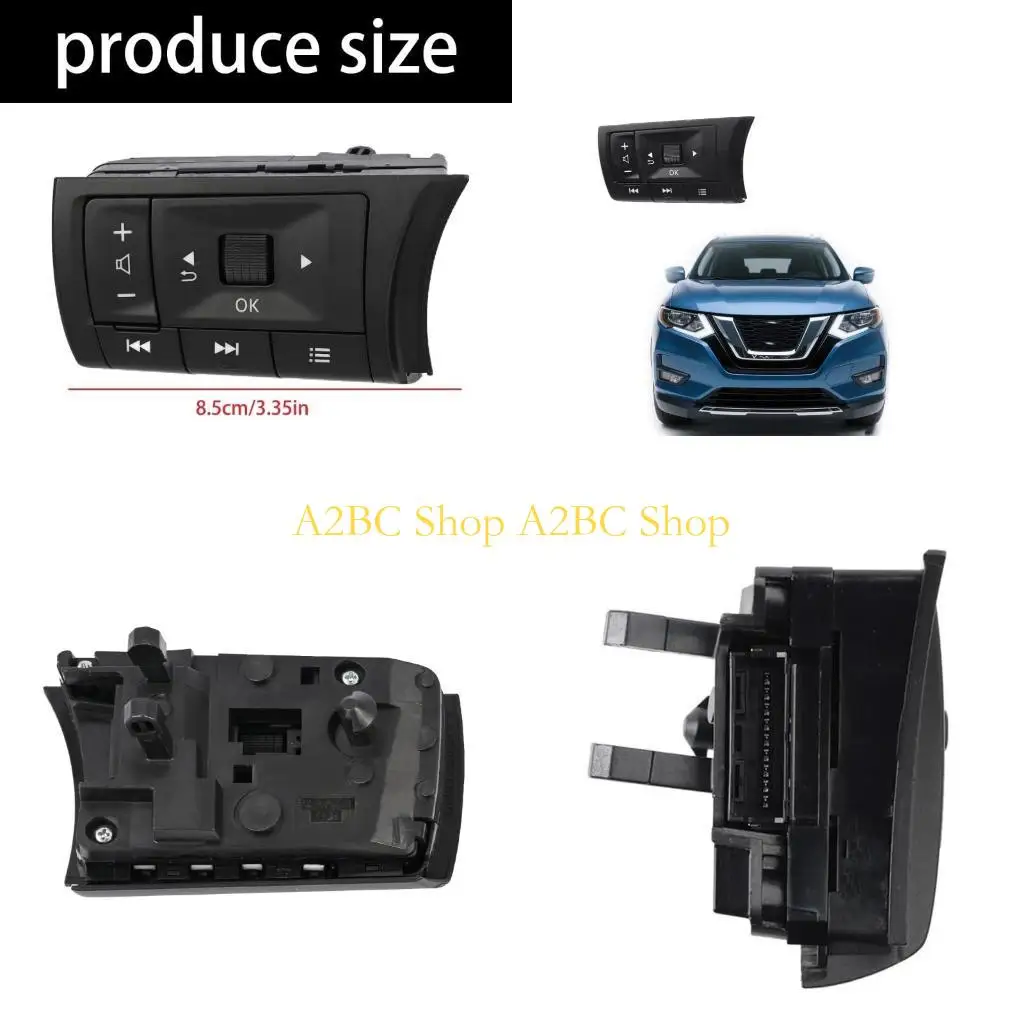 

A2BC ABS Plastic Steering Wheel Volumes Switches 8 Stage Adjustment 255506RF5C 255506RF3B 255506RF3C 255506RF2B 255507DA0A