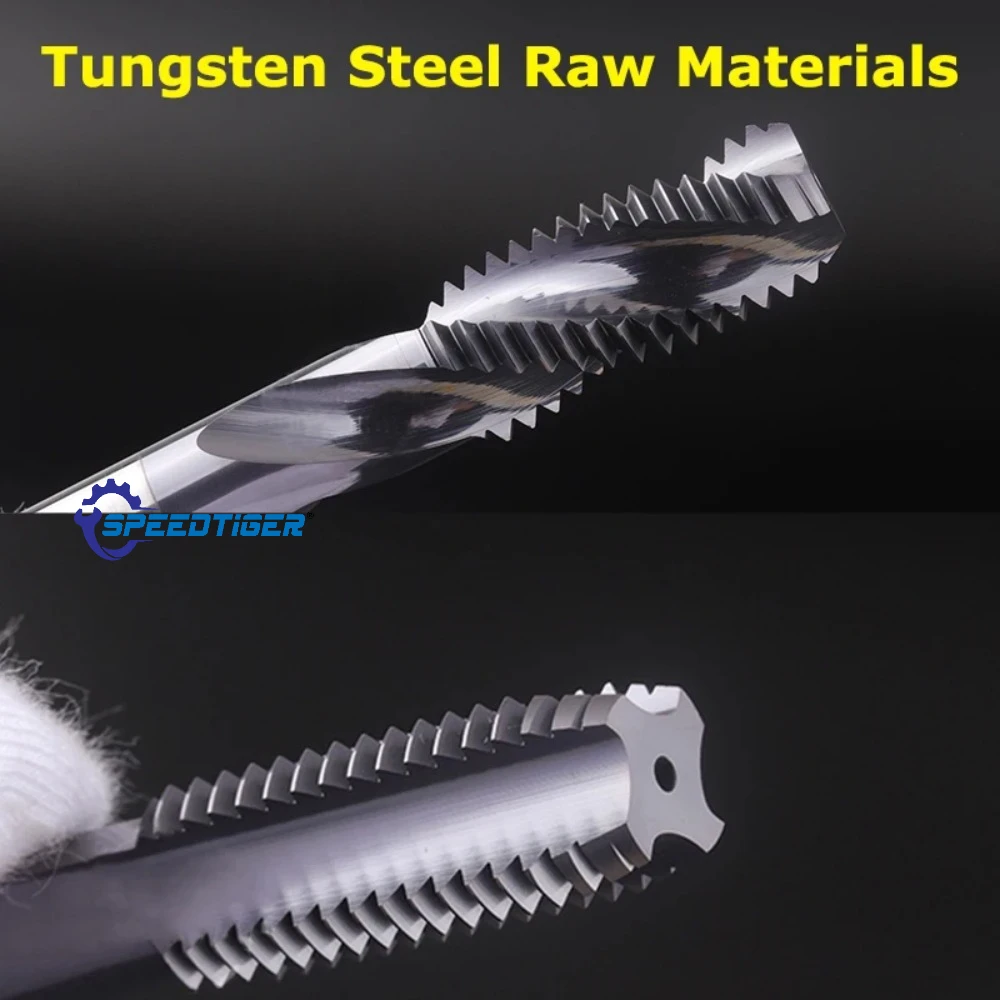 SPEEDTIGER Tap or Extrusion Tap Straight Spiral Flute HRC60 CNC Thread Cutter Tool M2 M3 M4 M5 M6 M8 M10 M12 M14 M16 M18 M20
