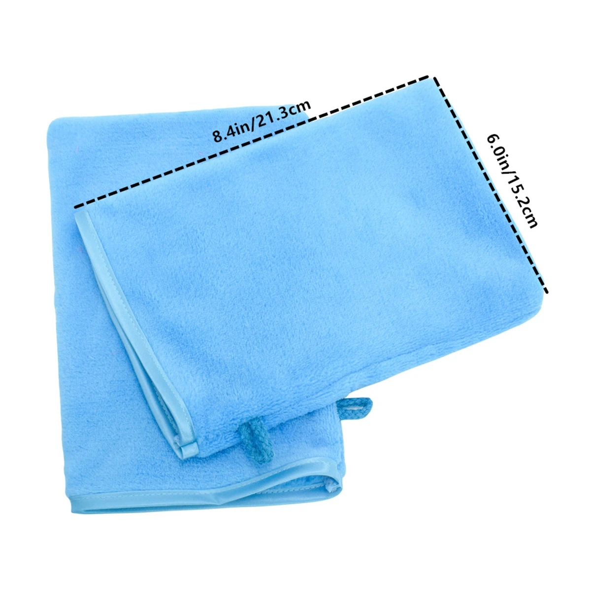 2Pc Reusable Facial Cleansing Glove Microfiber Cloth Makeup Remover Towel Face Towel Face Cleaner Pads Face Care Tool