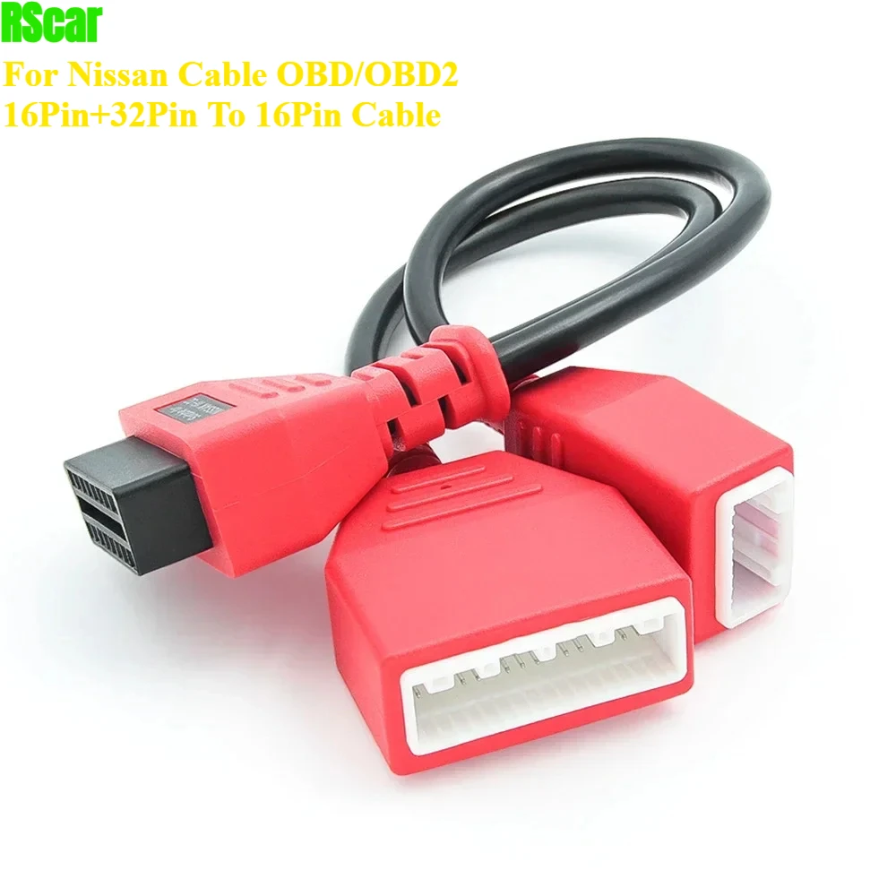 

Новый адаптер для шлюза Nissan/Renault/Dacia Nissan 16 + 32 Sylphy OBD2, 16-контактный кабель, ключ для добавления, не нужен пароль, защитный шлюз
