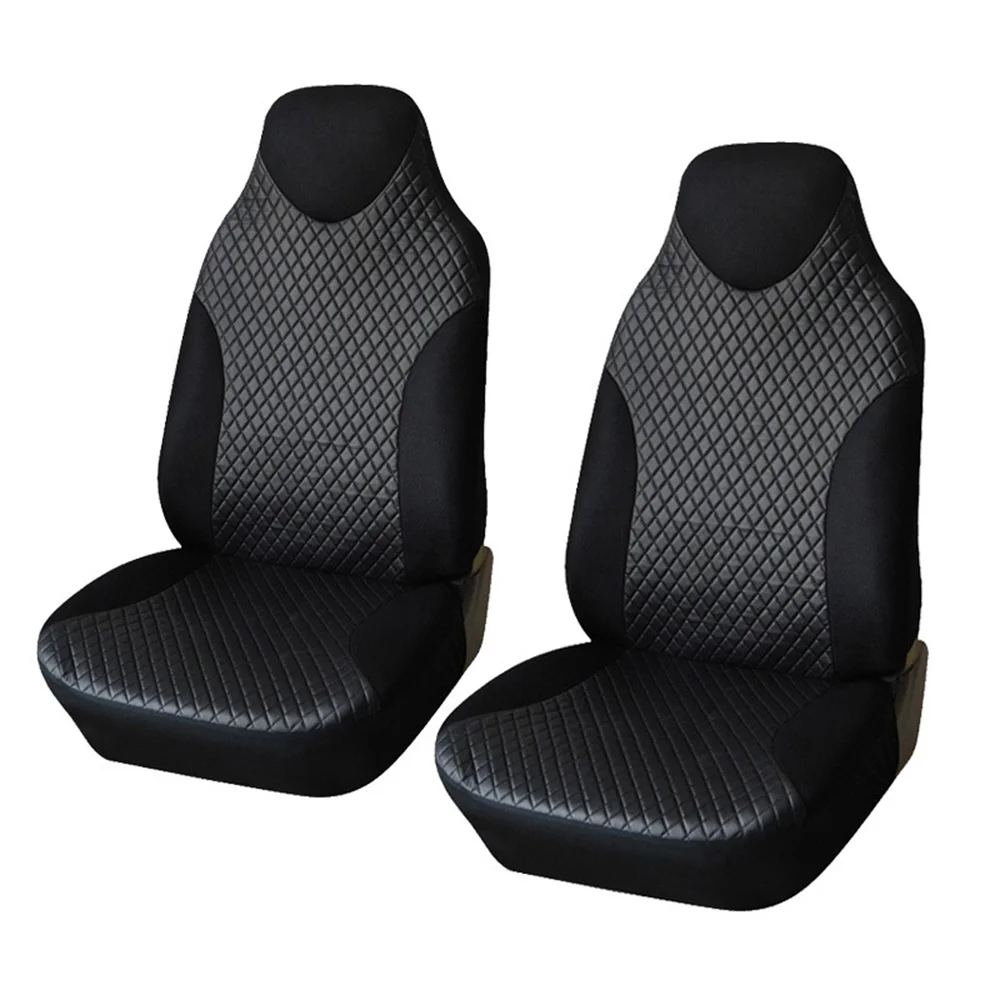 

2Pcs Car Front Seat Covers Washable Seat Protector Four Season Car Covers Fit For Most Car Suv Truck Van Seat Cushion