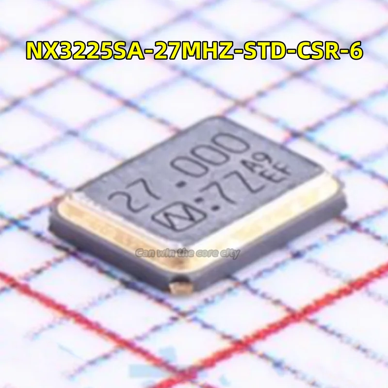 10 PCS/LOT new NX3225SA-27MHZ-STD-CSR-6 27MHz 8pF ± 15ppm patch passive crystal vibration