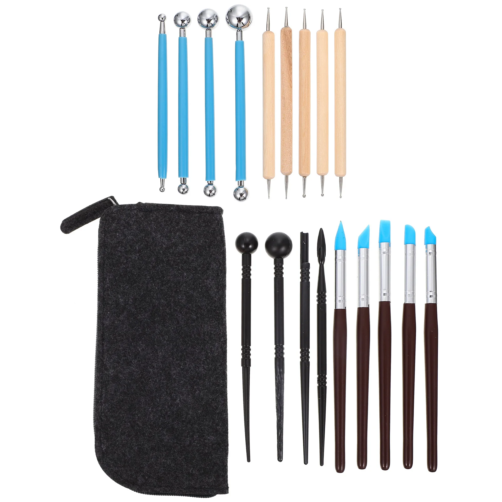 

Pottery Tool Set Clay Forming Tools Sculpting Kit Major Polymer Stainless Steel Decorating Dotting