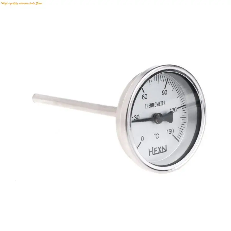 203F 50/100/150/200/300℃ Bi-metallic Thermometer Metal Temperature Monitor Gauge