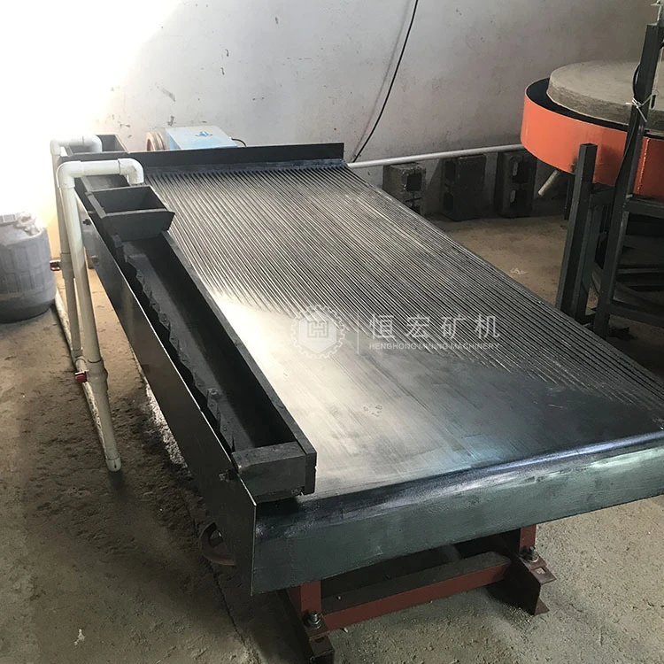 Popular Hot sell Gold Separation Equipment 6S Vibration Table Mini Small 2M Shaking Table With Diesel Engine for Gold Mining