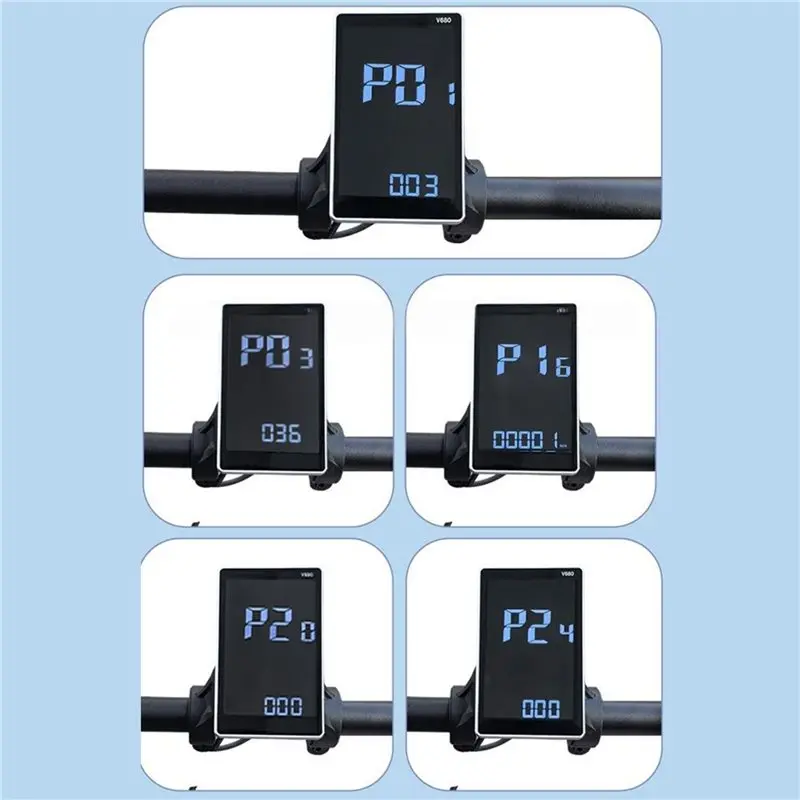 Superior-Electric Bike LCD Display V680 DK601 Scooter LCD Panel Screen 24V 36V 48V 52V 60V Scooter Meter