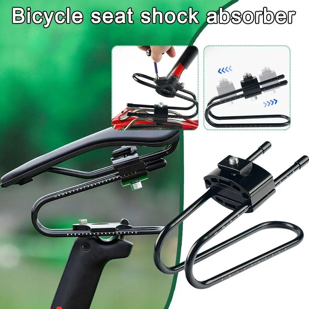 Bicycle Cushion Shock Absorber Saddle Suspension Device MTB Moutain Bike Spring Shock Comfort Bow Seat Booster Cycling Accessory