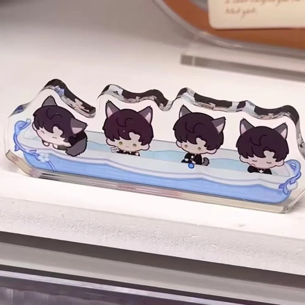 Love and Deepspace Group of Four Sylus Zayne Rafayel Xavier Game Peripheral Thickening Acrylic Stand-Up Desktop Ornament Gift