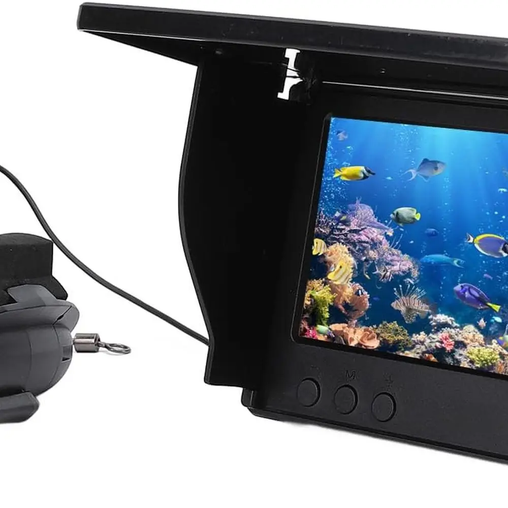

Underwater Fishing Camera, 1080P HD LED Camera with 220 Wide View and 4.3 Inch Monitor for Ice Lake Sea Boat Kayak Fis