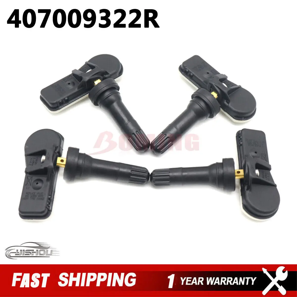 

407009322R Tire Pressure Monitoring Sensor TPMS for Mercedes-Benz Citan Nissan NV300 NV400 Terrano 2012-2020 40700-9322R 433mhz