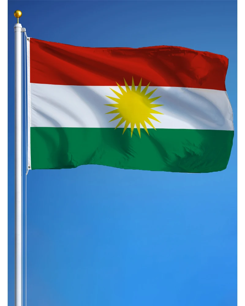 60x90cm 90x150cm Kurdistan Flag Banner Tapestry