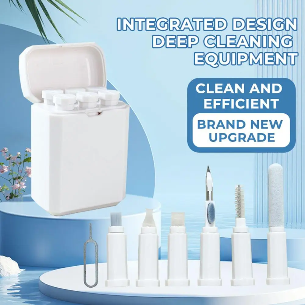    7in1 Kopfhörer Reinigungsstift Bluetooth Ohrhörer Reinigungsstift Kit Reinigungsbürste für Airpods/Airpods Pro Samsung Huawei Sony