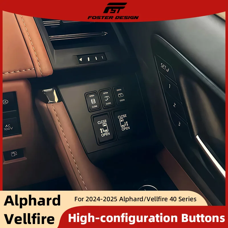 

Right Hand Drive Center Door Swihct Button For Alphard Vellfire 40 Series Upgrade Advanced Switch Button Accessories