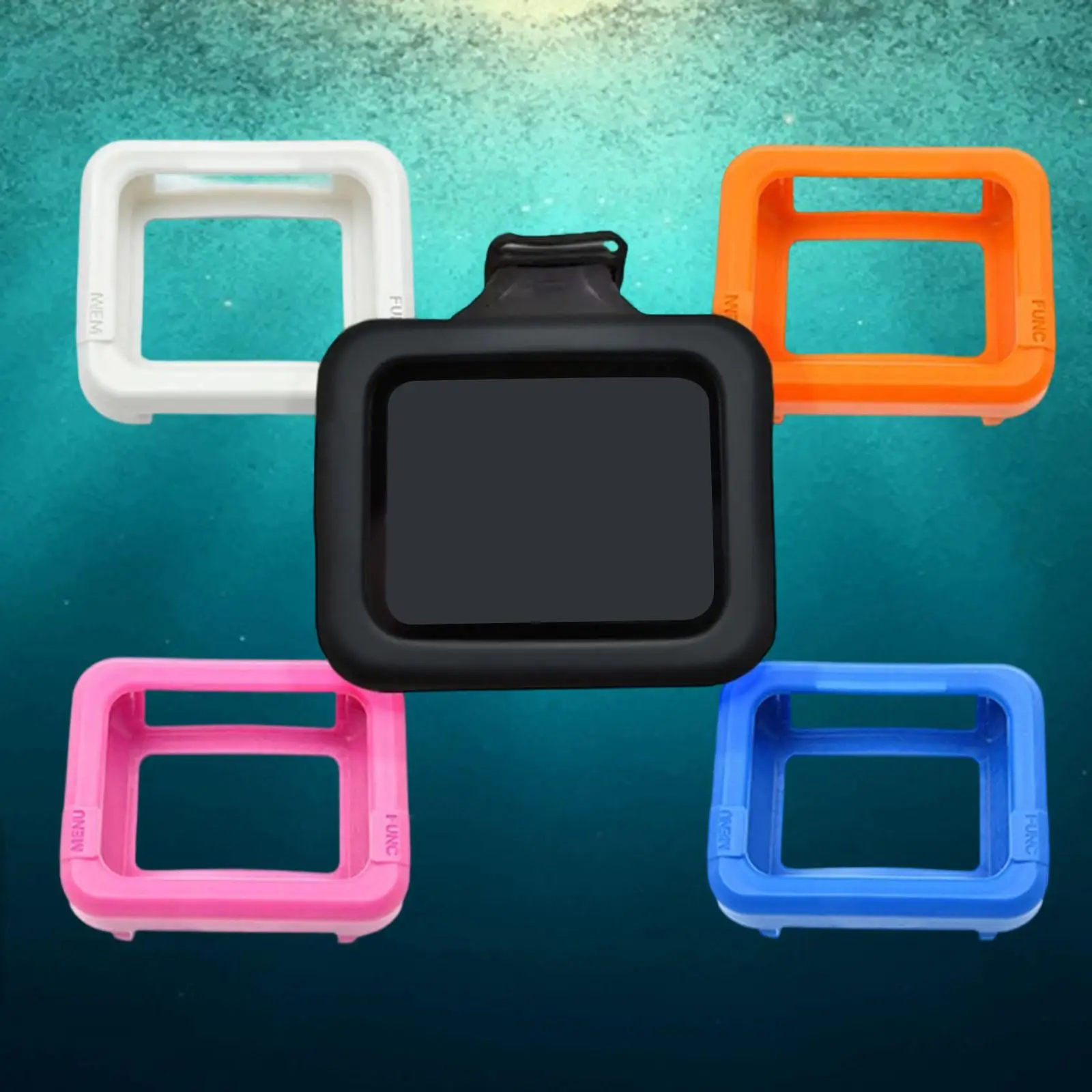 Dive Computer Protective Cover, Soft Silicone Electronic Device Cover, Diving Computer Watch Protector Protection for Underwater view 4