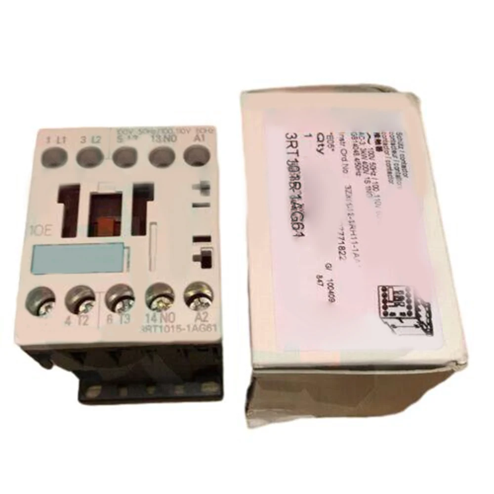 

For Siemens 3RT1015-1AG61 3RT10151AG61 7A 3kW 100V AC 60Hz 3-pole Contactor Module