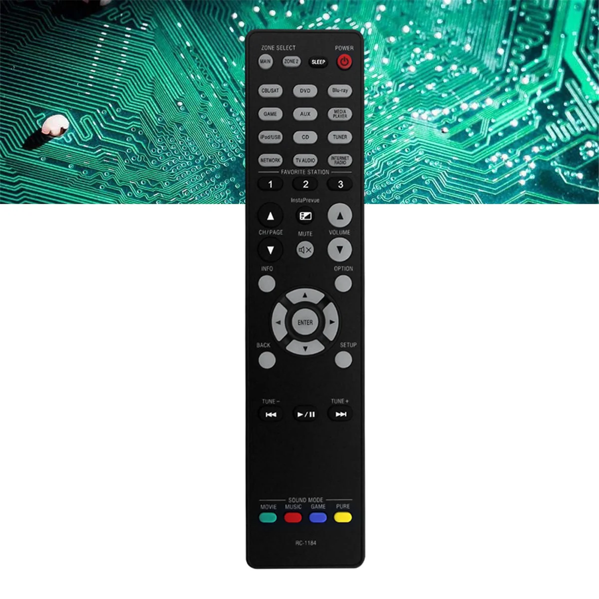 Remplacer RC-1184 Télécommande pour Denon AV Audio Vidéo Récepteur AVR-X3000 AVjas3000