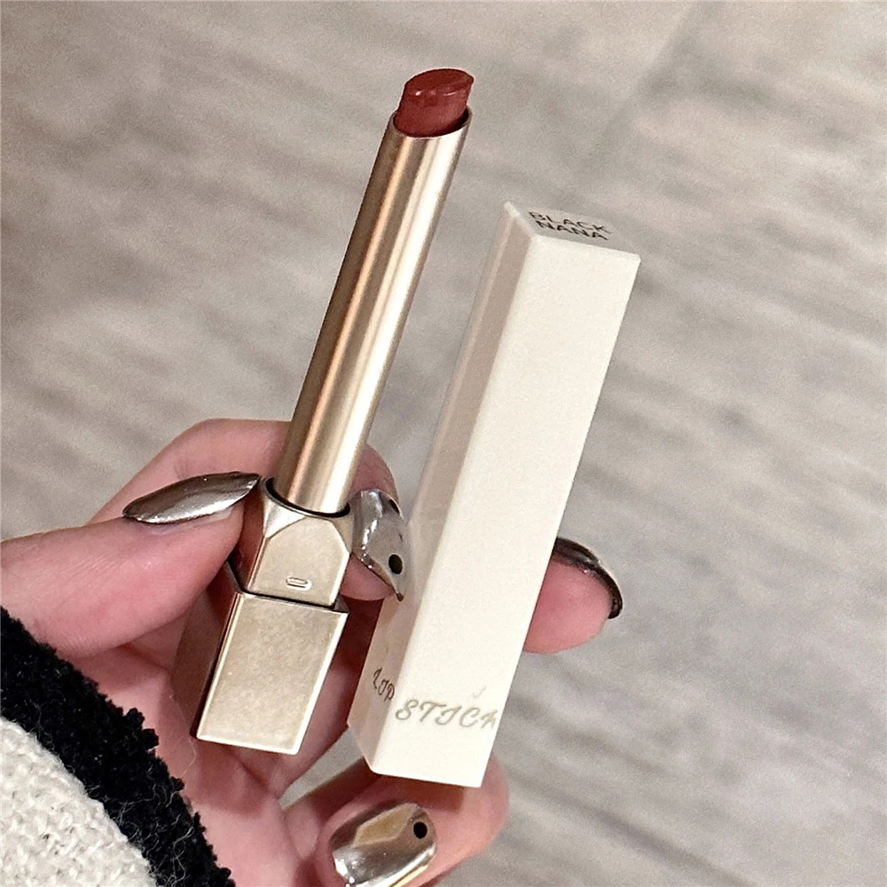 Rouge à lèvres imperméable longue durée pour femme, tube blanc, nude 256, ne se décolore pas, rouge à lèvres velours grenade, maquillage cosmétique