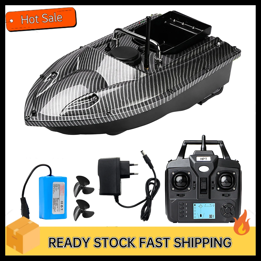 GPS Fishing Bait Boat with Single Bait Containers Automatic Bait Boat with Remote Control