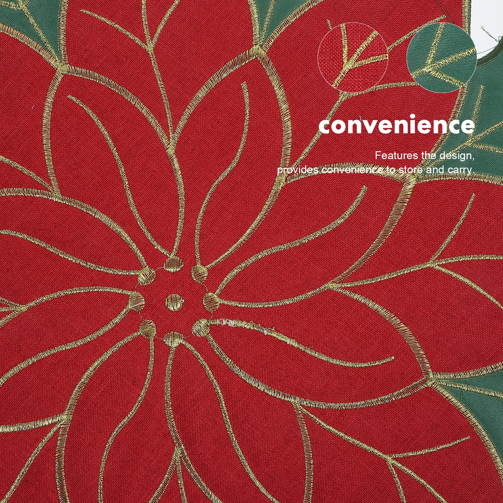 1pc Christmas Themed Xmas Dining Decor Home Restaurant Use Festive Style Unique Table Mat Dish Creative Dining Table Pad Mat