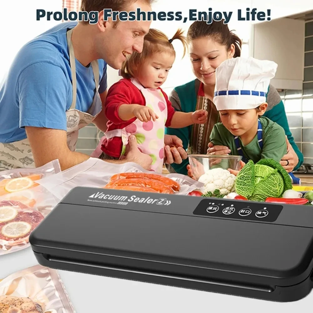 Upgraded Hot Selling Commercial Portable Hand Vacuum Food Bag Sealer Second Vacuum Packaging Rolls Machine for Vaccum Packing