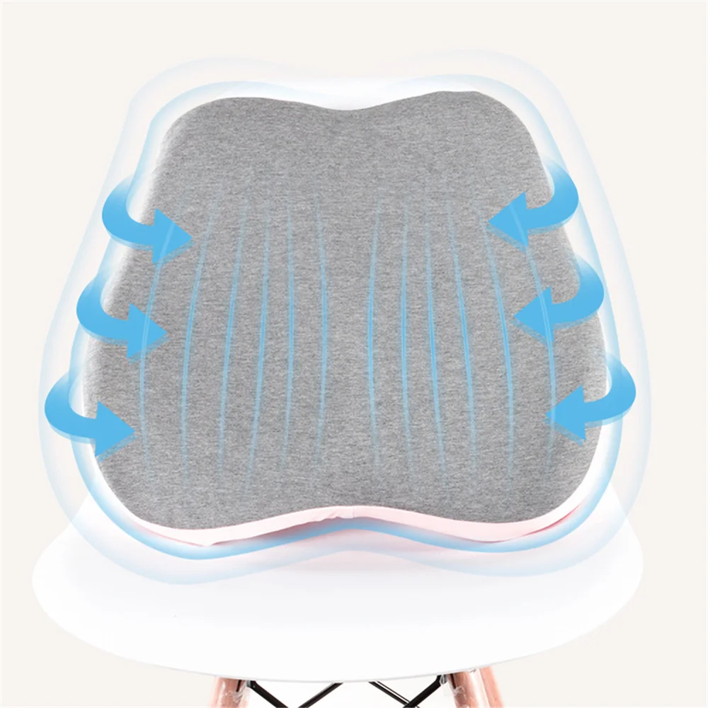 

Memory Foam Seat Cushion Orthopedic Pillow Coccyx Office Chair Cushion Support Waist Back Pillow Car Seat Back Massage Pad Sets