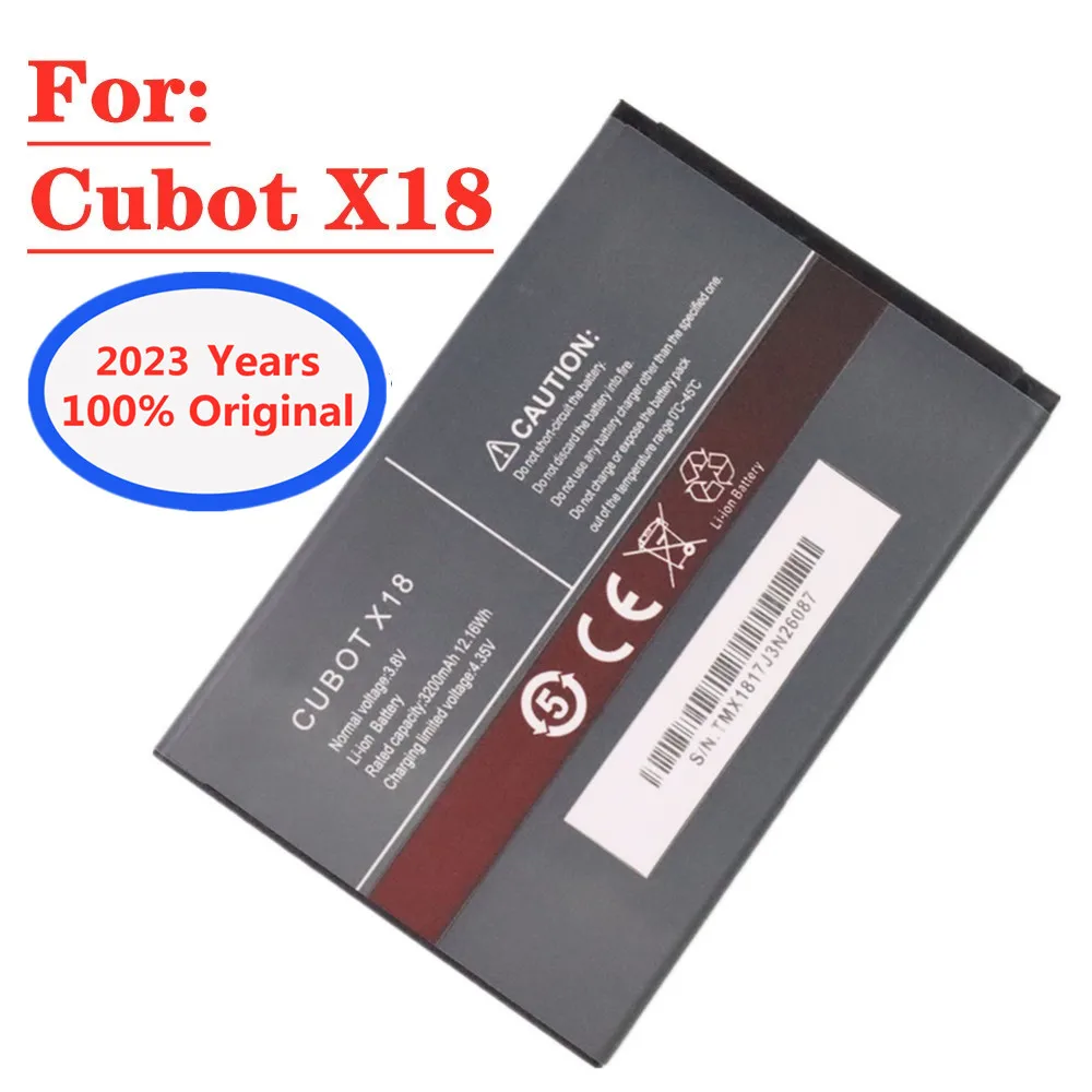 

2023 Years High Quality 3200mAh Original Cubot Battery For Cubot X18 Smart Mobile Phone Batteria Replacement Batteries In Stock