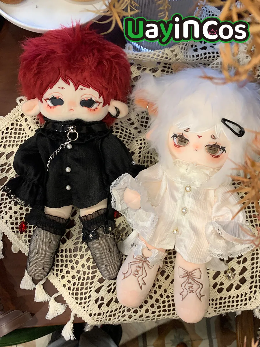 30cm Doll Clothes Palace Vintage Knight Prince White Shirt Socks Suit Stuffed Plushies Cotton Doll Accessories Anime Toy For Kid