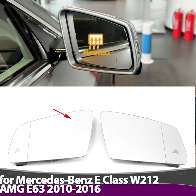 Left & Right Side Mirror Glass Rear View Exterior  Angle for Mercedes-Benz E Class W212  E200 E300 E350 E400 E500 E550 10-16