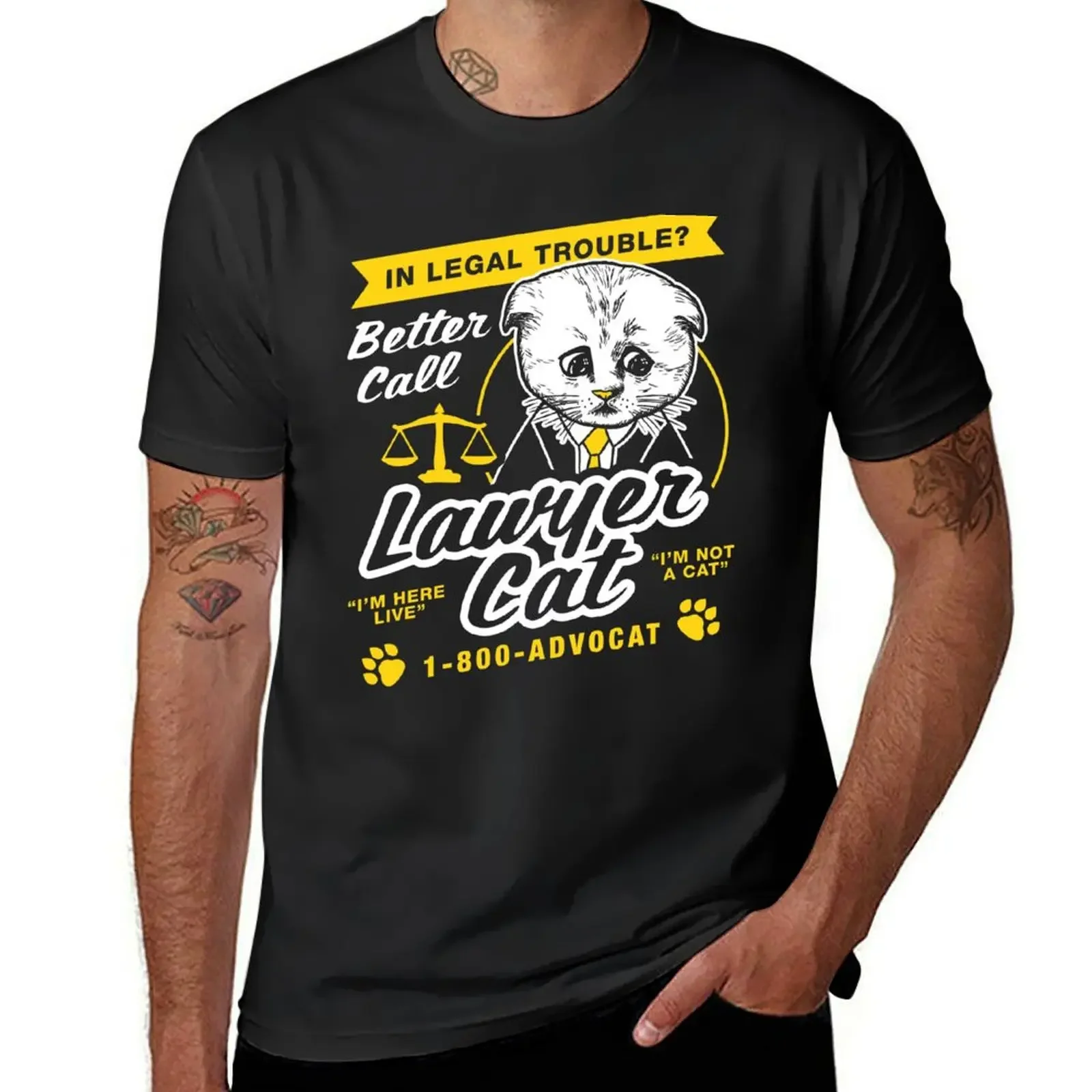 

I'm Not A Cat Filter Lawyer T-Shirt kawaii clothes summer tops mens t shirts casual stylish