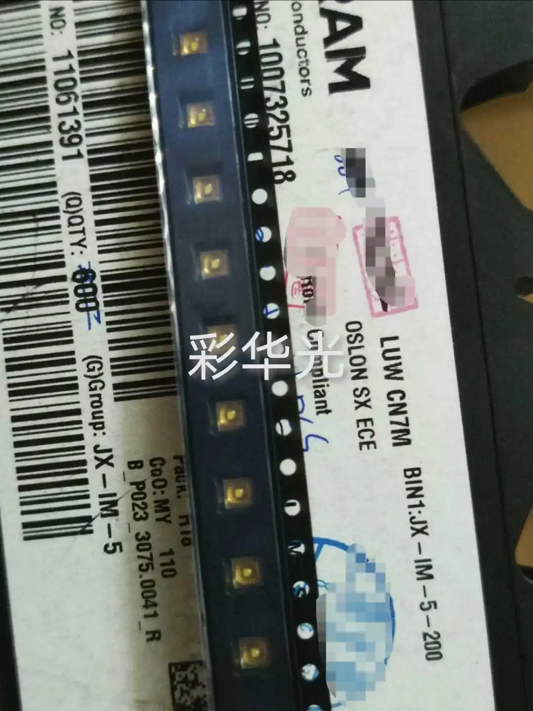 

10 шт./LUW CN7M белый 1 Вт небольшой угол 3030 мощное освещение для автомобилей и мотоциклов дневные ходовые огни светодиодные лампы бусины