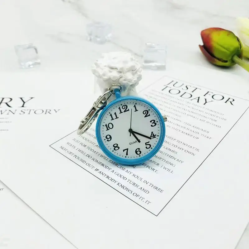 Custom Photo Pocket Watch Quartz Simple Students Bag Decoration Wristwatch - view 5