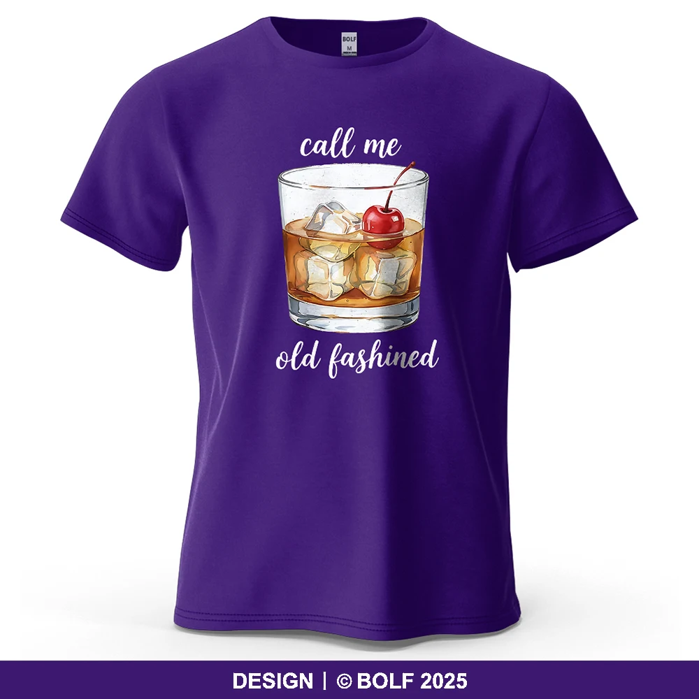Call Me Old Fashioned Bedrucktes Herren-T-Shirt aus 100 % Baumwolle, übergroße Vintage-Aquarell-Grafik-T-Shirts für Damen, T-Shirts, Streetwear