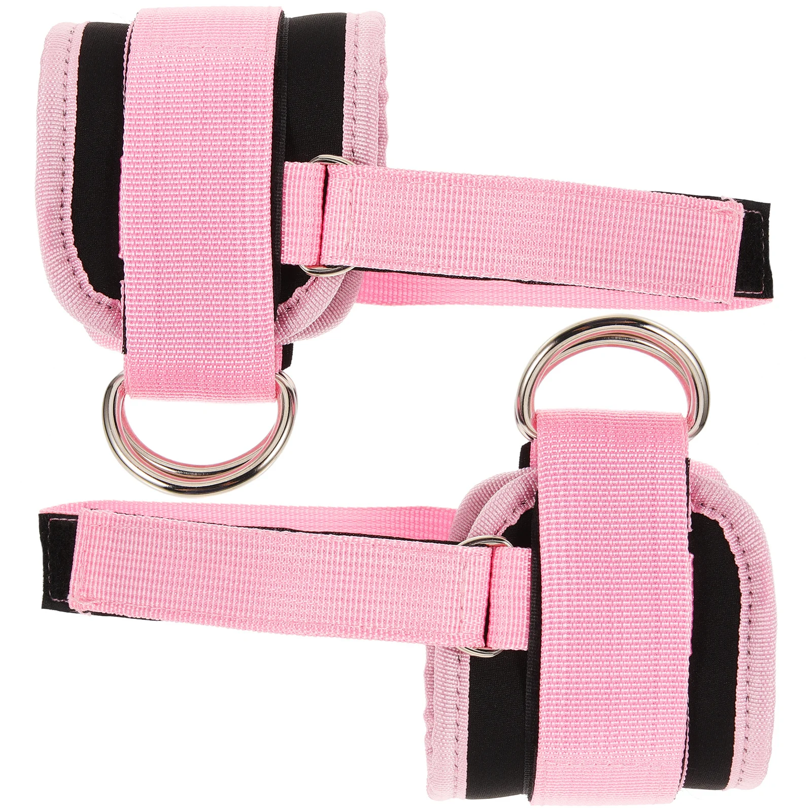 

1Pair Ankle Workout Strap Adjustable Cable Machine Leg Strength Training Double Buckle Ankle Bind Fitness Protector