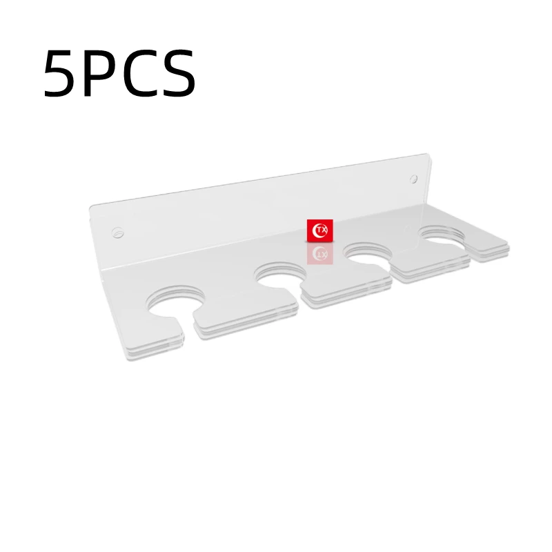 

5PCS Acrylic Wine Glass Holder Wall Mounted Cup Holder Shelf Wine Glass Hanging Rack Kitchen Cupboard Bar Organizer Hanger Rack