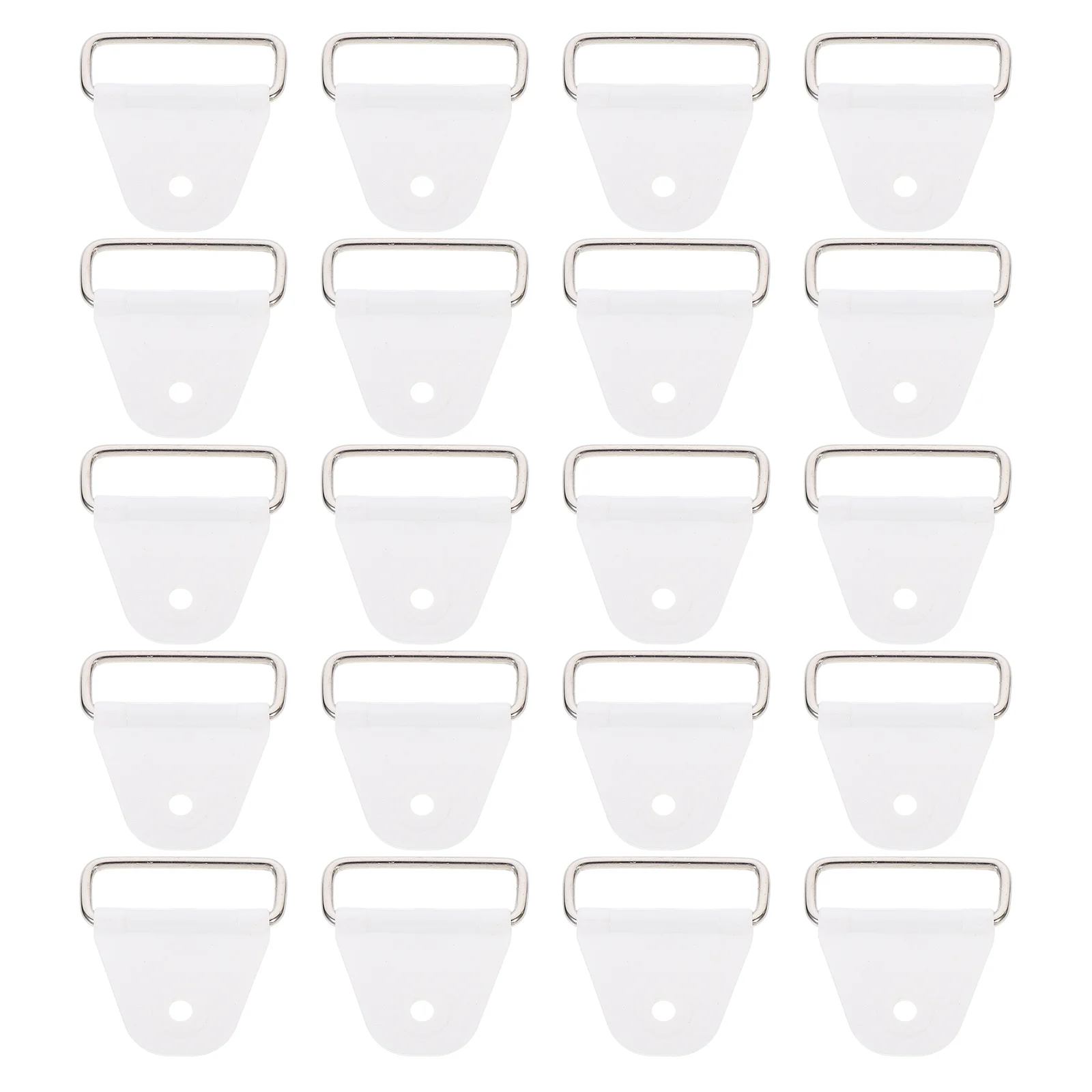 20 Pcs Triangle Buckle Medical Orthopedic Buckles Accessories Useful Fitness Plastic for