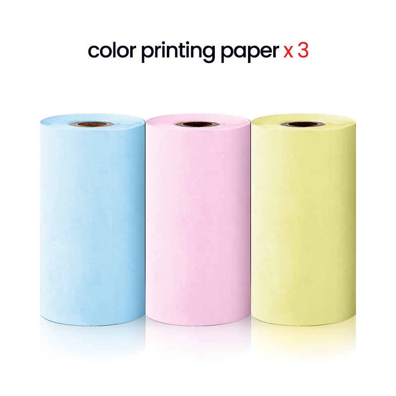 57*25MM Thermisch Papier Label Sticker Zelfklevende Rollen Papier Voor Mini Printer Instant Print Kids Camera Afdrukken papier Vervanging