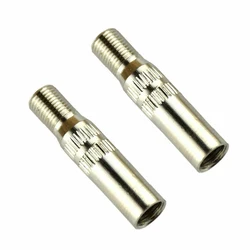 2 Pcs Car Valve Cap Stem Extensions Vehicle Bike Motorcycle Brass Tire Tyre Valve Extension Cap 39mm 60PSI Waterproof Screw-On