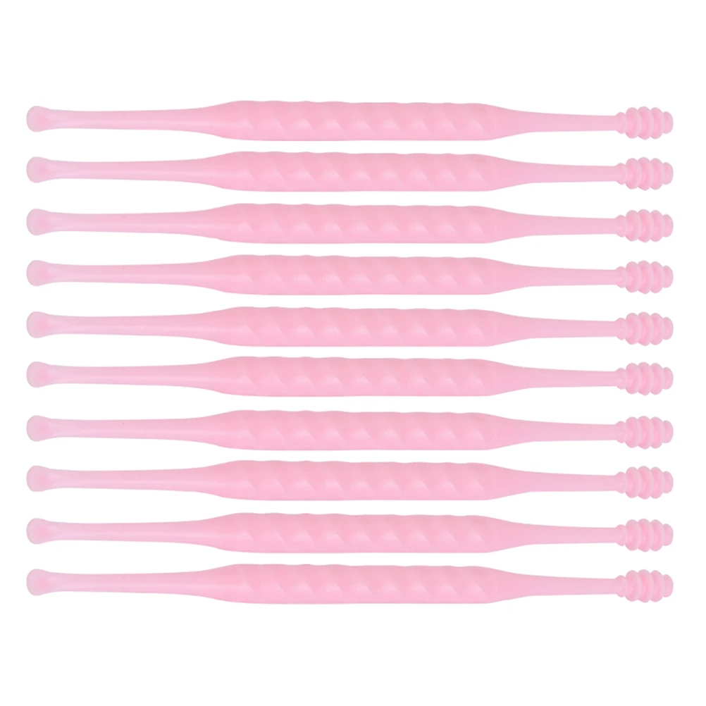 

10pcs Remover Plastic Cleaner Ear Spoon Pack Double Sided Head Massage Tool Toddler Care Wax Scoop Set