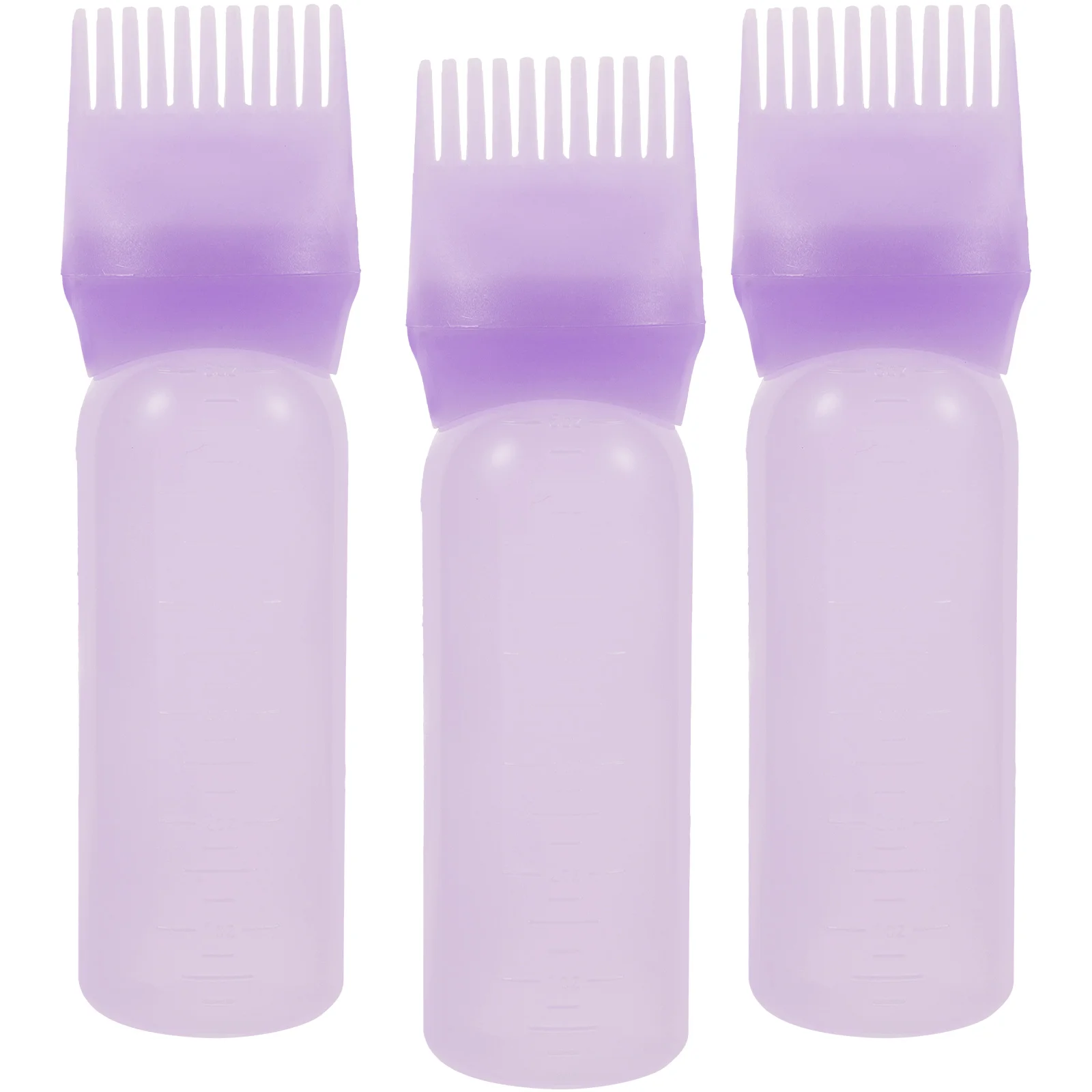 3pcs Rosemary Water Applicator Water Applicator Root Comb Applicator Pumice Stone For Feet Applicator Bottle Hair Perm Medicine