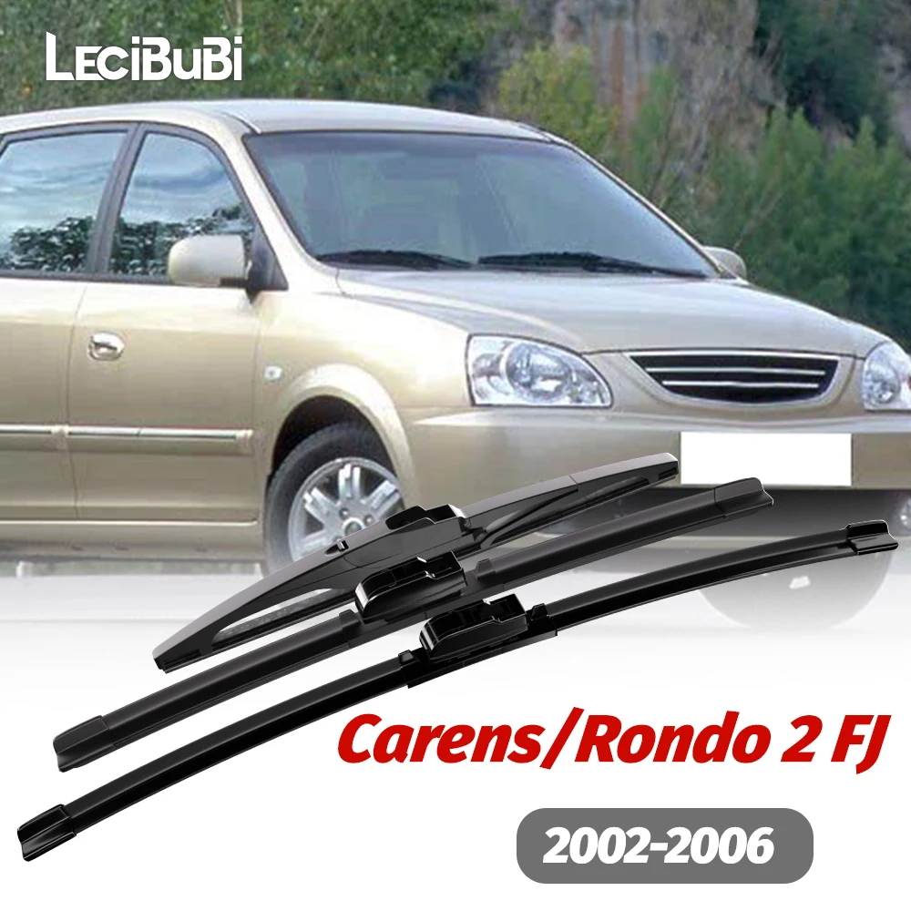 

1set Front & Rear Windshield Wiper Blades Windscreen Wipers For KIA Carens Rondo 2 FJ 2002-2006 2003 2004 2005 Accessories
