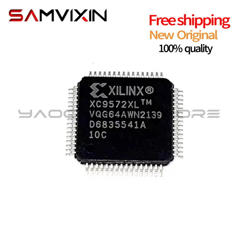 

10PCS/LOT XC9572XL-10VQG64C XC9572XL-10VQ64C XC9572XL TQFP64 chip New original free shipping