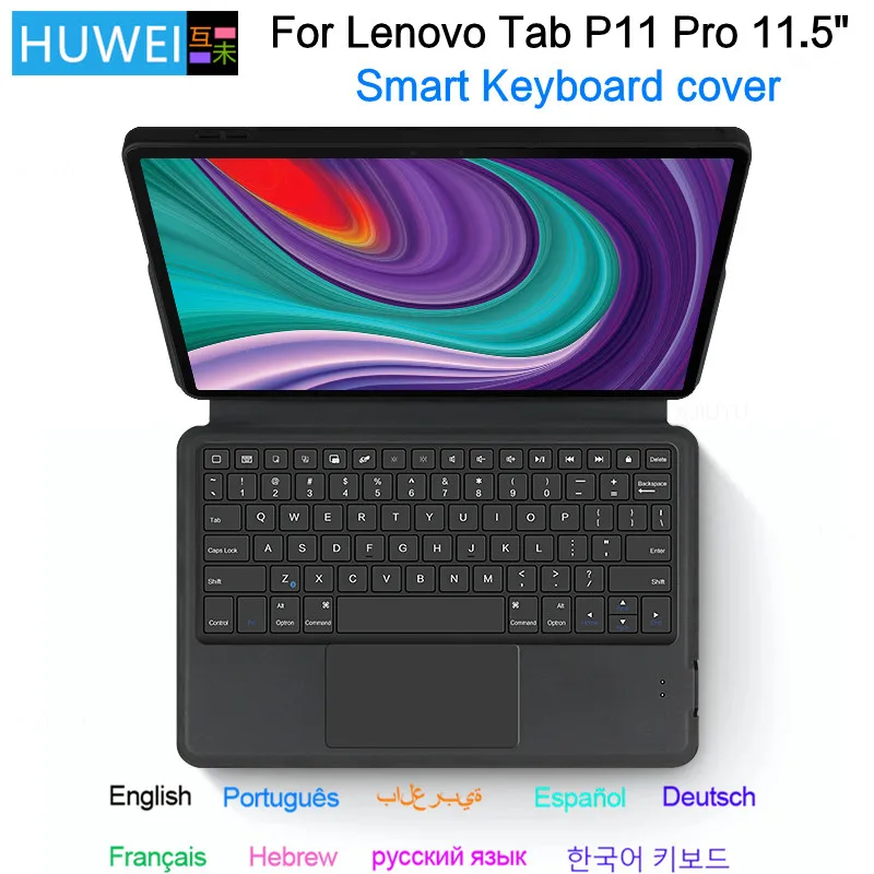 HUWEI Case Keyboard For Lenovo Tab P11 Pro 11.5 TB-J716F TB-J706F Xiaoxin Pad Pro 11.5